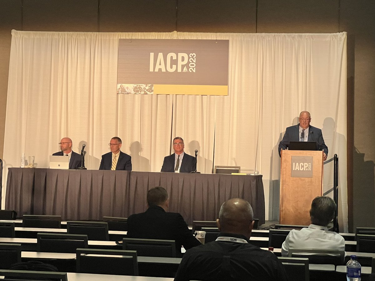 Honored to be listening to <a href="/novipolice/">Novi Police Department</a> Sergeant Kevin Rhea (Retired), now speaking at #IACP2023 about the importance of #Accreditation in #Policing. Very Proud of <a href="/KRhea14/">KRhea</a>. <a href="/PoliceChiefsAZ/">AACOP</a> #Leadership #PublicTrust #CommunityPolicing