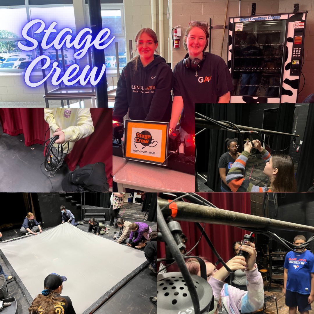 Did you know <a href="/GPAandSHSM/">Glendale Arts</a> <a href="/Glendale_HWDSB/">Glendale Secondary</a> has a Stage Crew!  They have been training each week all year on sound, projection, and soon lighting too!!!  See the GA office door for training dates and signup!