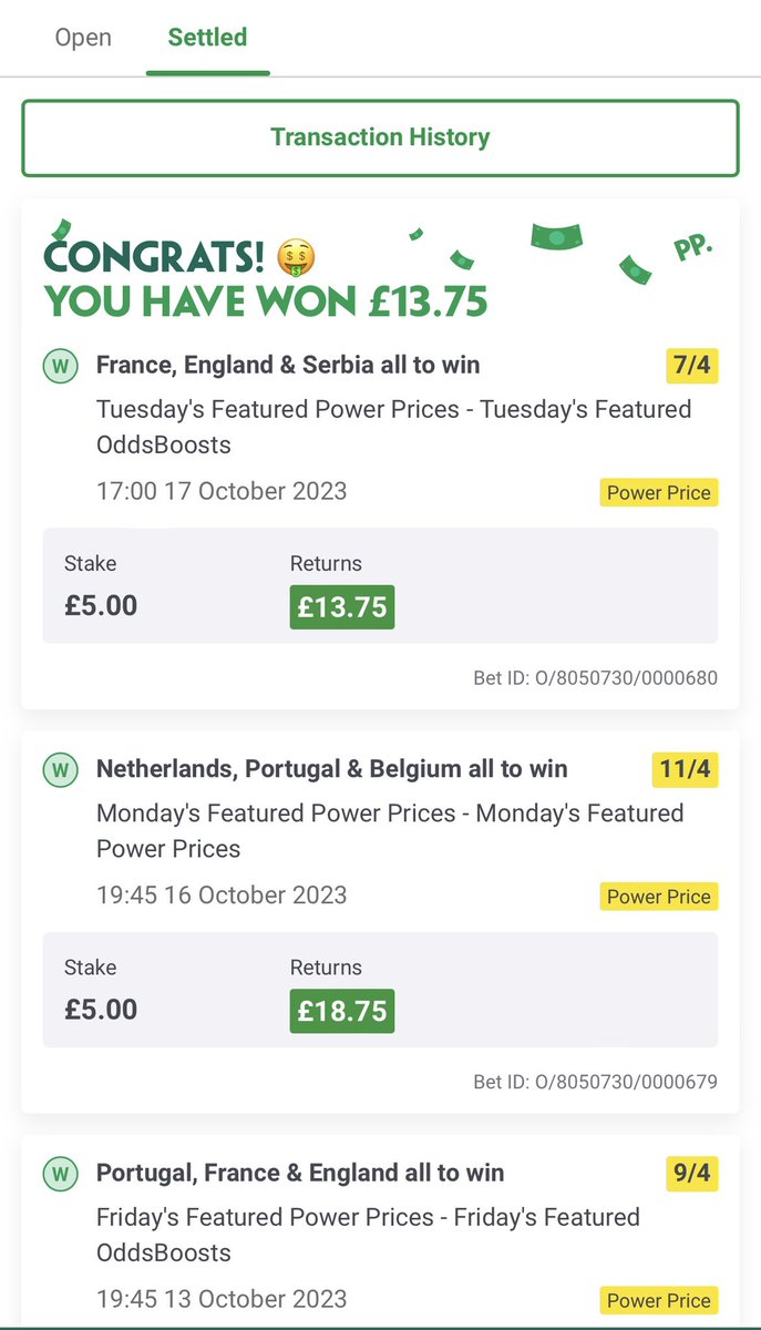 BOOOOOOM 🔥🤑 It’s another 3 paddy specials in a row following tonight’s win‼️🤑🔥 Our super boost also storms home‼️🤑🔥 We have some very exciting news coming shortly so keep your eyes peeled 👀 Well in the profits this week, playing with free money‼️🤑