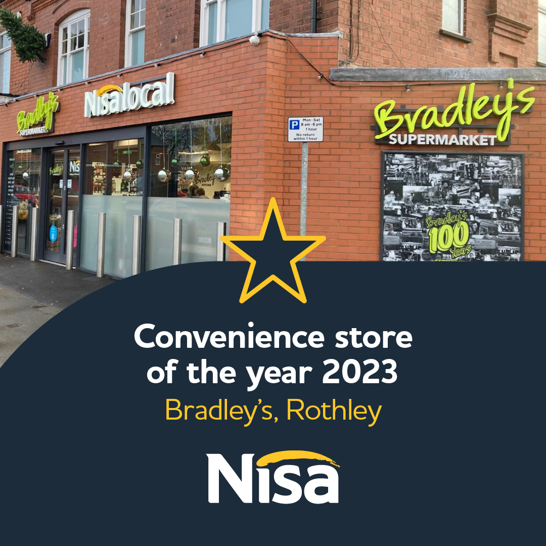 The Nisa Expo 2023 Convenience store of the year award goes to... Bradley's, Rothley 🏆 
#NisaExpo2023 #NisaExpoAwards