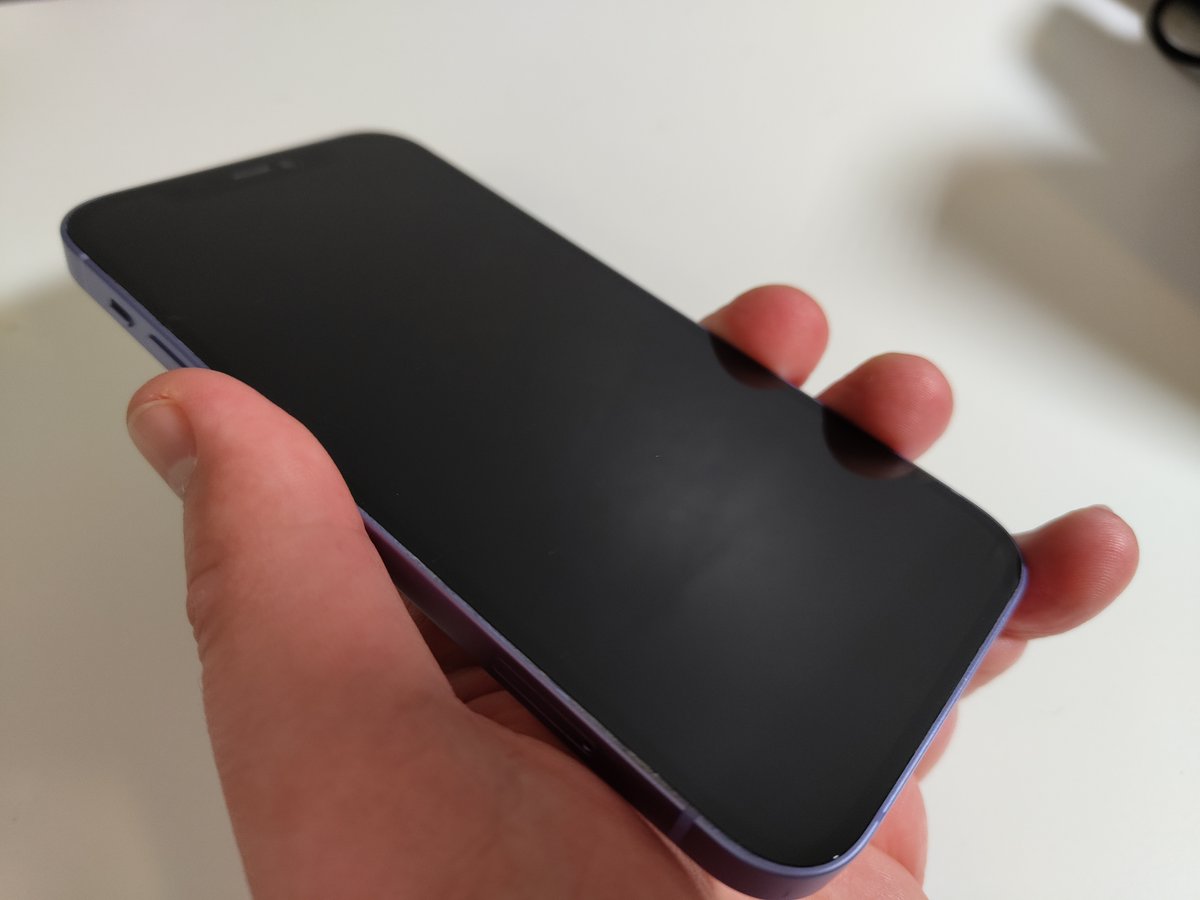 Phone sale! I've got a purple iPhone 12 with 128GB storage, 88% battery capacity, looks brand new, two cases, original box. Looking for $300!