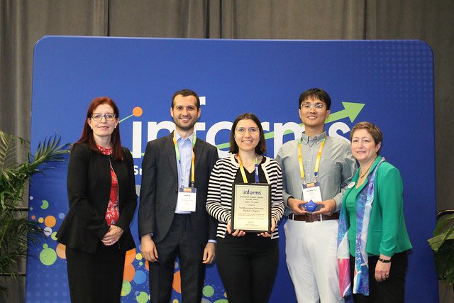 NU_INFORMS's tweet image. Super honored to receive the @INFORMS Student Chapter Annual Award, Magna Cum Laude! We thank all current and former INFORMS officers, @NU_IEMS Students, faculty and staff that help make our student chapter such a great organization! #INFORMS2023