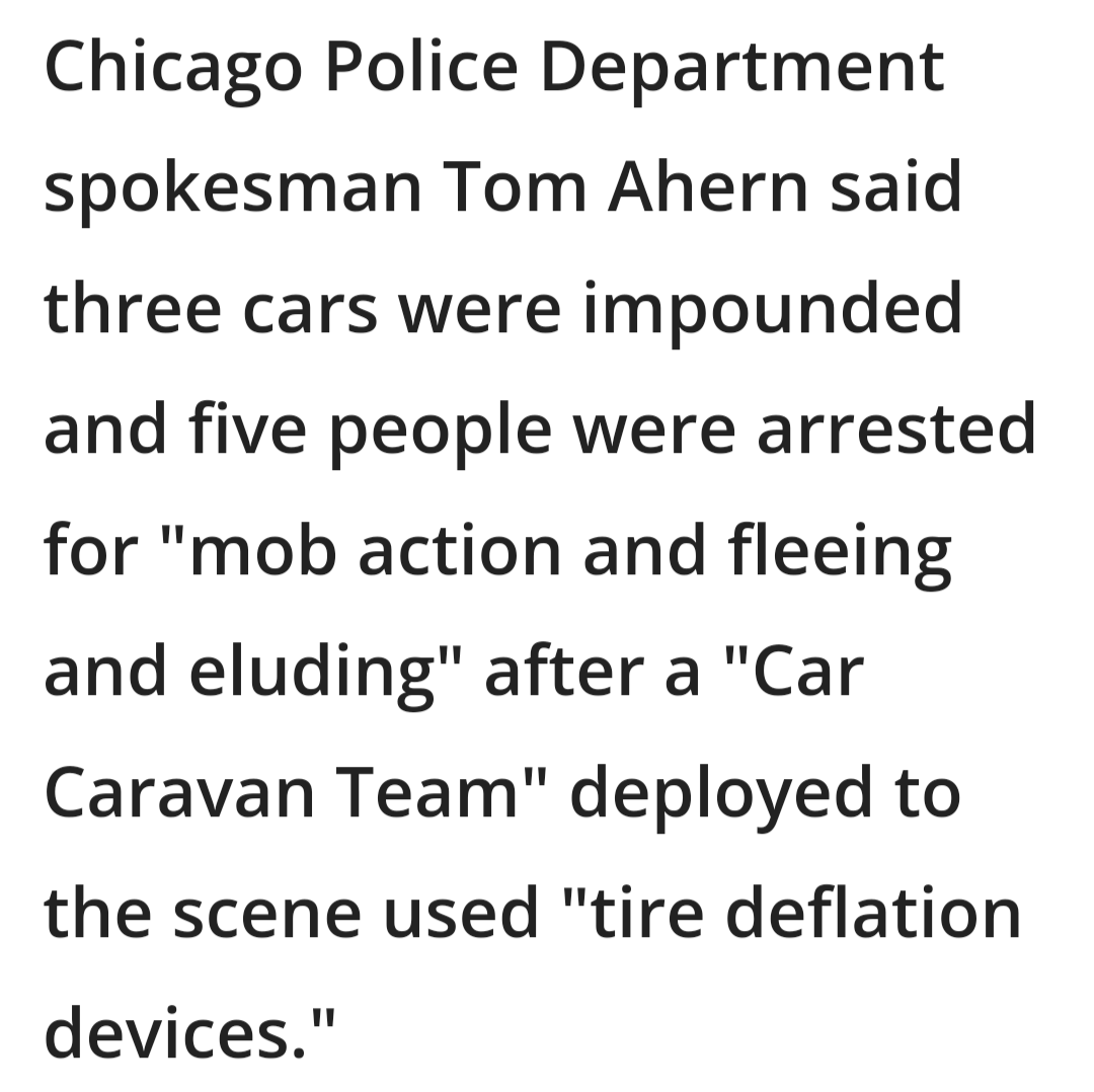 but75455972's tweet photo. After latest ‘street #takeover’ on #LowerWacker, alderman says it’s time to hold parents responsible

Trapped-white-Tesla-on-Lower-Wacker video prompts @RaymondALopez (15th) to propose fines on PARENTS in effort to change kids behavior

#ChicagoScanner
https://t.co/dhhgfAW1am https://t.co/2A2pYXJlIv