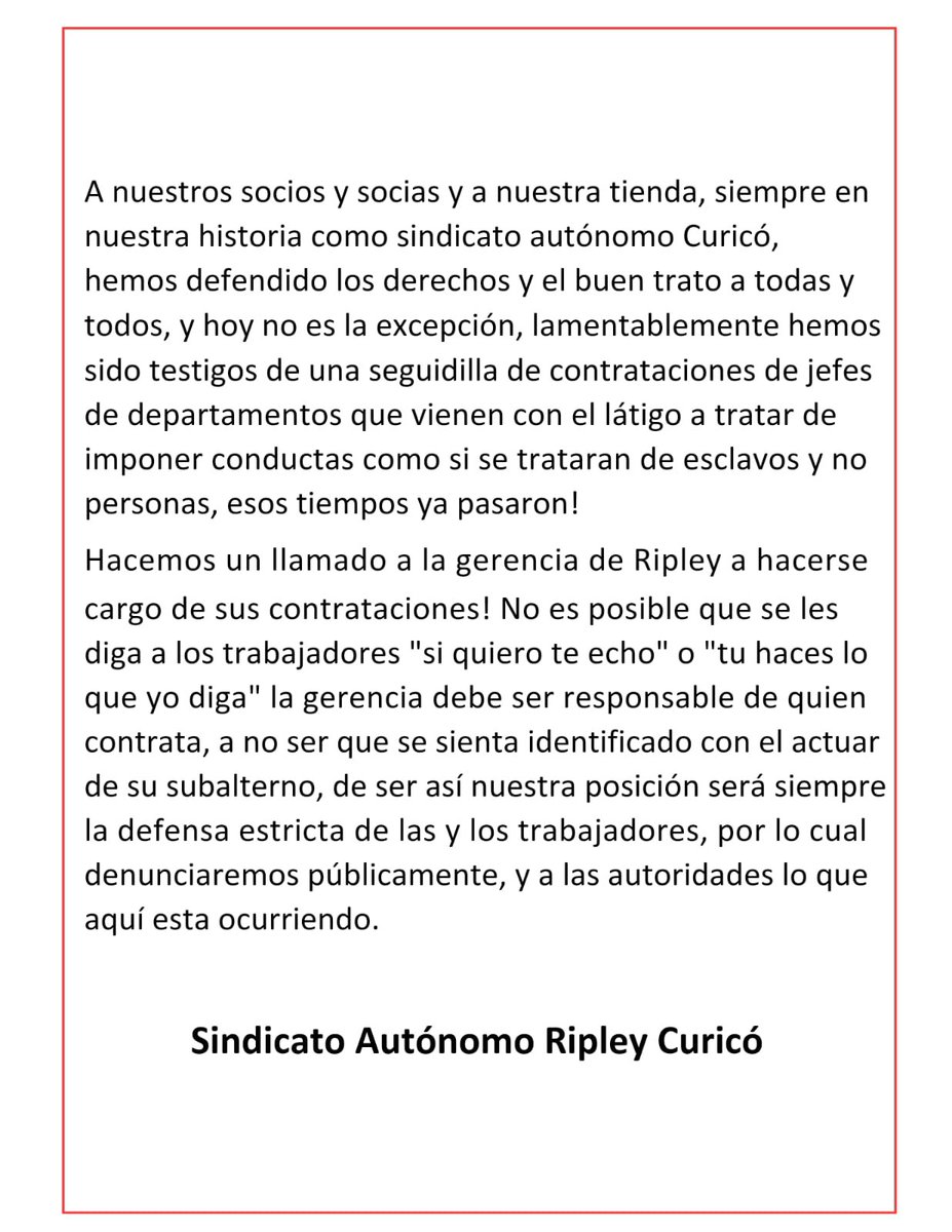 YA BASTA …NO MÁS ABUSOS !!!!