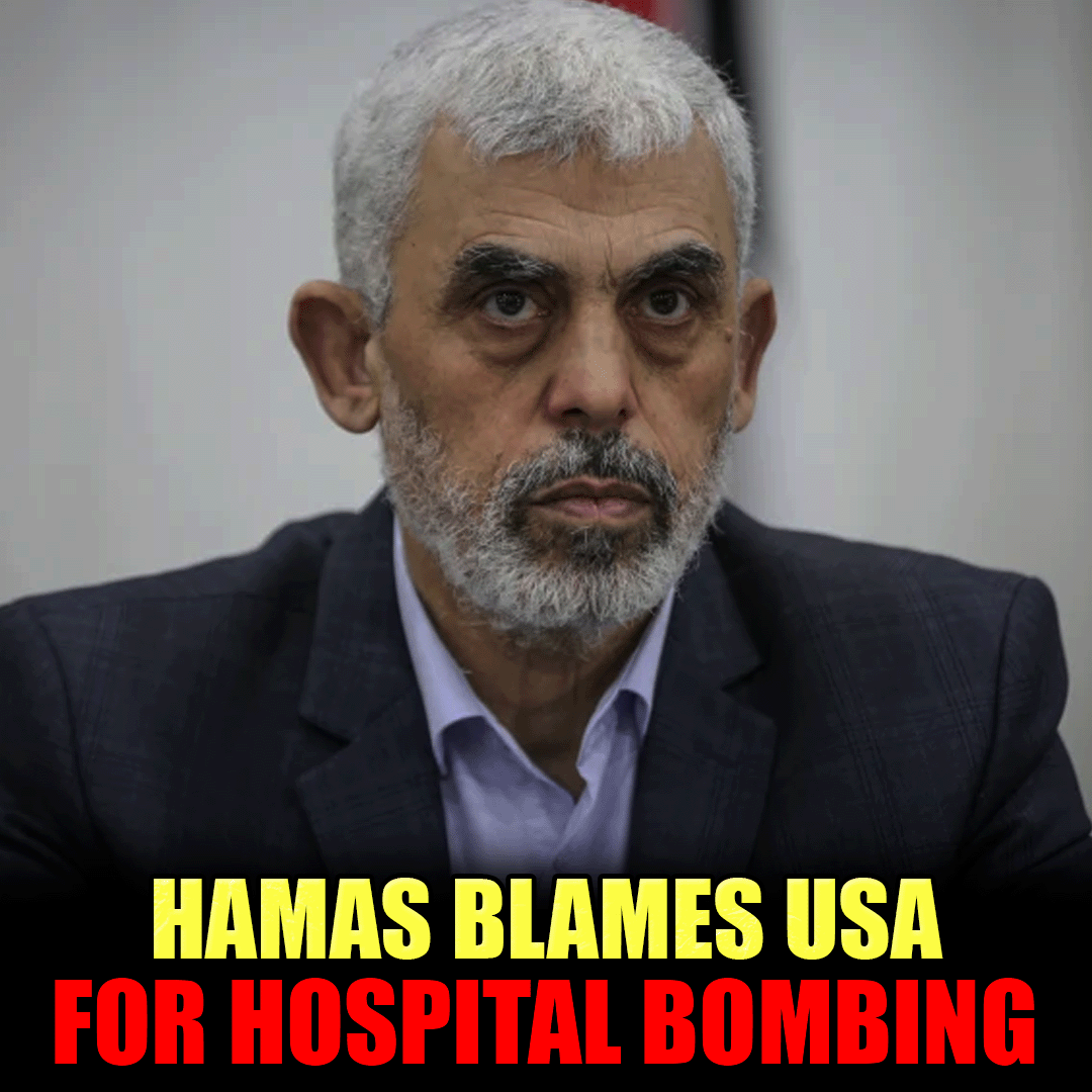 Hamas Leader Blames U.S. for Gaza Hospital Attack Palestinian Hamas leader Ismail Haniyeh: 'The United States is responsible for the attack on a Gaza hospital that killed hundreds of Palestinians.' 'The hospital massacre confirms the enemy's brutality and the extent of his…