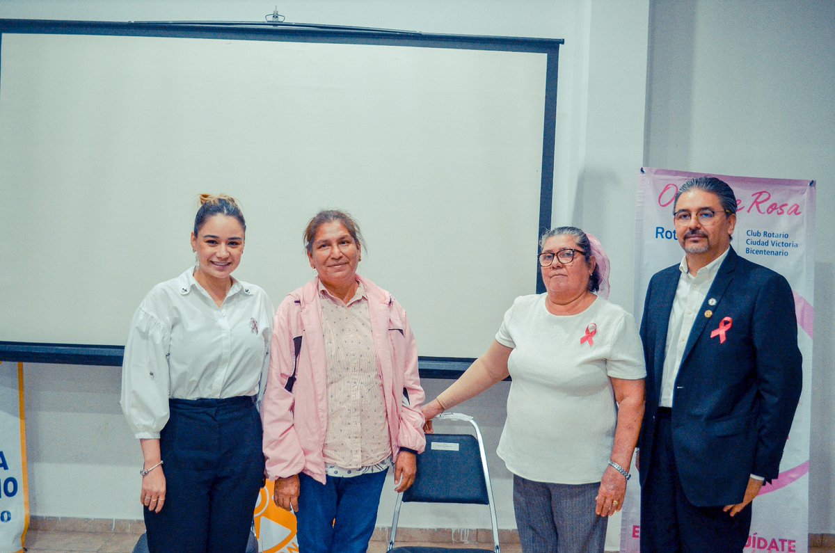 Junto al Club Rotario Ciudad Victoria Bicentenario y nuestra Presidenta Lucy de Gattás nos unimos a la jornada de atención con la Uneme Dedicam Victoria para ayudar a cientos de mujeres a prevenir el Cáncer de Mama 🎀🙋🏻‍♀️