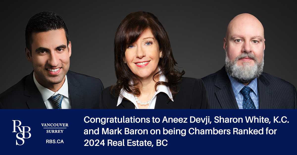 Chambers rankings are a mark of excellence across the #legalindustry demonstrating that our firm has stood out through an in-depth research process &amp; that our lawyers have emerged as leaders in their fields, driving firm growth. Congrats to our 3 partners! #RBS#realestatelaw