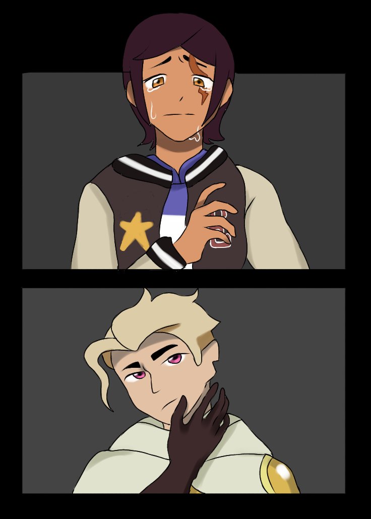 SunflowHamato's tweet photo. Day 6+Bonus AU. 💜💛
This was the other story he had in mind.
Hunter dies after Hollow Mind, Luz tries to discover the truth about Hunter's death, but receives an attack from Belos, and now a new Gold Guard appears
#GoldenlightWeek2023 #lunter #luz #hunter https://t.co/1X5p1LOapt