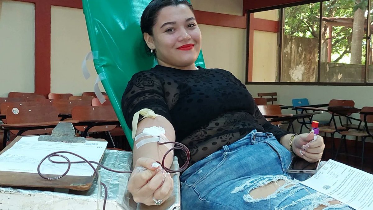 Iniciamos la segunda jornada de la Captación de Sangre desde la Bicentenaria Facultad de Ciencias Jurídicas y Sociales,  UNAN-León, en coordinación con el Banco de  Sangre, VREU, VRVE.