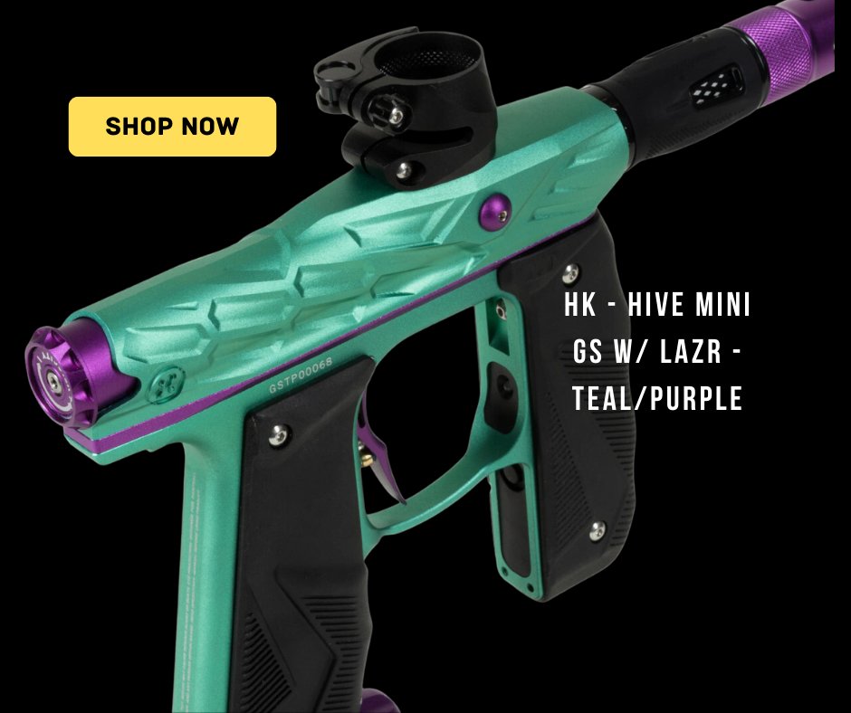 Paintballshop's tweet image. I've never wanted something more in my life.
HK - Hive Mini GS w/ LAZR - Teal/Purple.
paintballshop.com/hk-hive-mini-g…
Introducing the HK Army Hive Mini GS with a captivating hexagon pattern reminiscent of a Hive. 

#Paintballshop #Australia #PaintballFun #PaintballCommunity #Licence #Fun