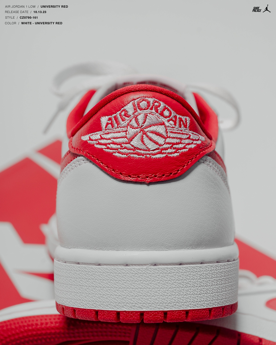 Air Jordan 1 Low OG White/University Red CZ0790-161