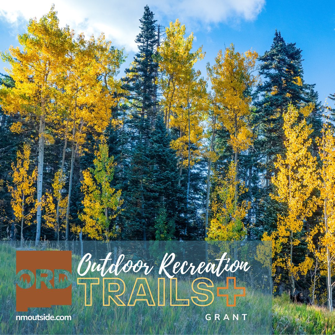 NMoutdoorrec's tweet photo. GRANT ALERT: The New Mexico Outdoor Recreation Division's #TrailsPlus grant for enhancing communities' outdoor access closes on October 31st for another round of reviews.
Link in bio for more info.
#TrailsPlusTuesday #OutdoorAccess #Grant #OutdoorEnchantment #OutdoorGrants https://t.co/LHm1Dzjlvm