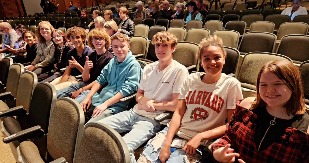 We learned a lot from reading #killersoftheflowermoon and now we are ready to listen to <a href="/DavidGrann/">David Grann</a> speak <a href="/okchristian/">Oklahoma Christian University</a>