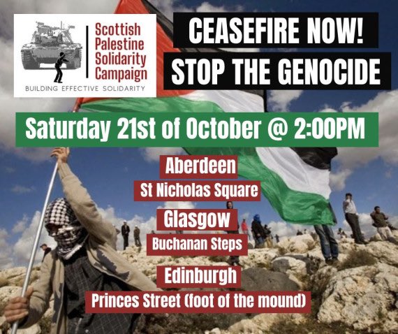 Glasgow Stop the War tweet media