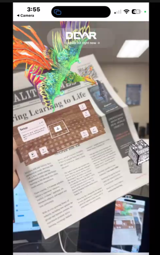 KatieJMcNamara's tweet photo. More #ARVRinEDU awesome via @JaimeDonally #GlobalMakerDay Interactive newsletter. Check out that @mergecube https://t.co/bgsv4xdz9d
