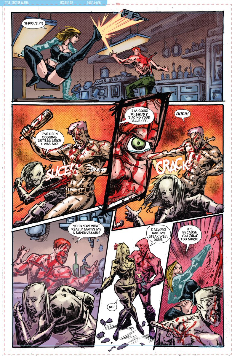 literaturedevil's tweet image. #DocAlpha Dead Man&apos;s Lullaby Vol. 1
Fun fact: The character Blade Cat has been dodging bottles since she was six 😂