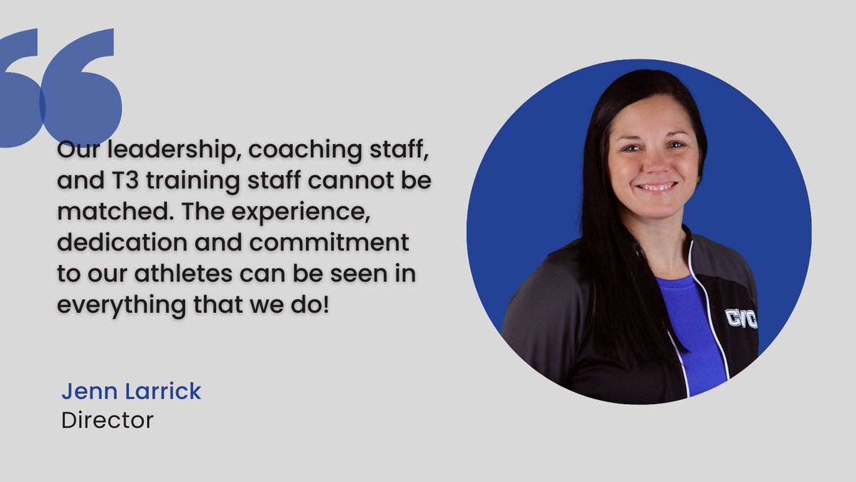 Check out our new series on Instagram: Director Spotlights. First up, Jenn Larrick! 

Ig: @clevbco 

#CVCproud #CVCfamily 🏐❤️