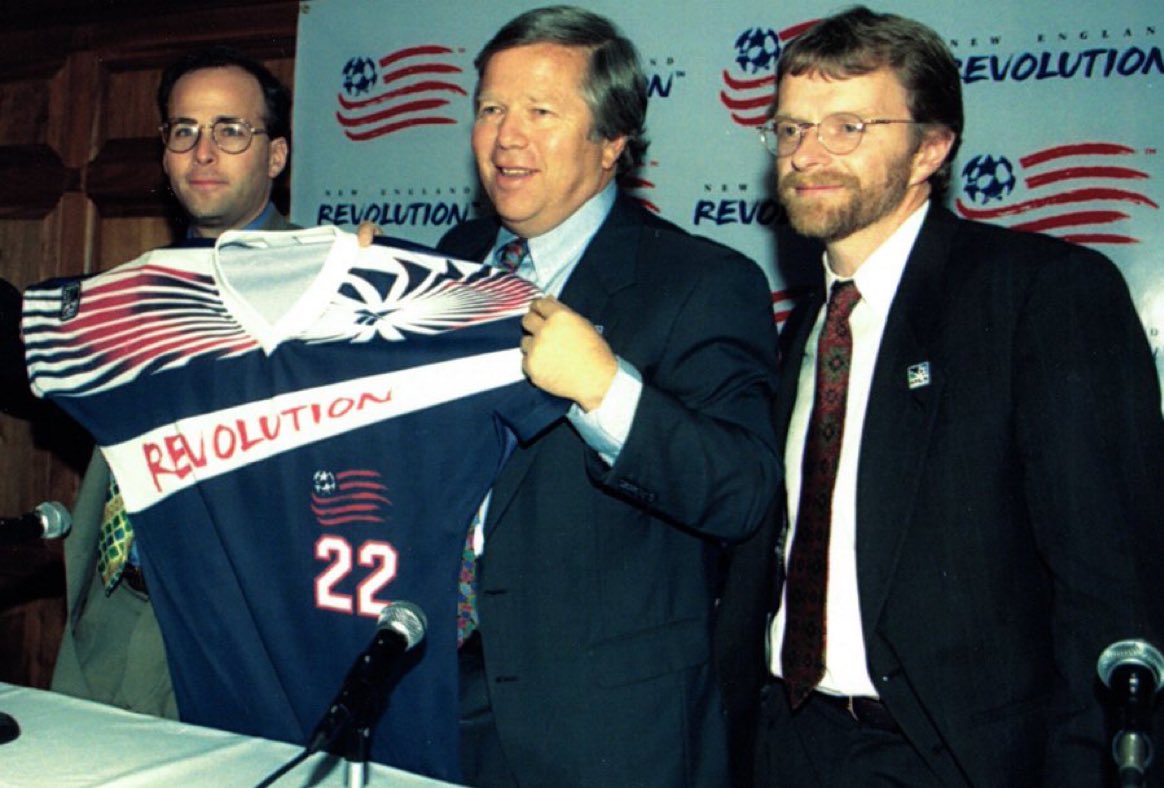 NERevolution's tweet photo. On this day in 1995, our beloved club New England Revolution was founded 💙❤️ https://t.co/Dpy9gbvXuD
