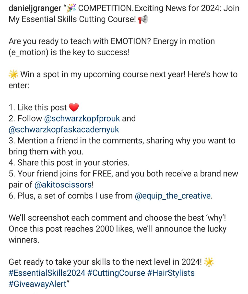 Competition Time ❤

Head over to the <a href="/DanielJGranger/">Daniel Granger</a>  Instagram page.

akitoscissors.com

#akitoscissors #haircut #hairtools #salonlife #hairdressers