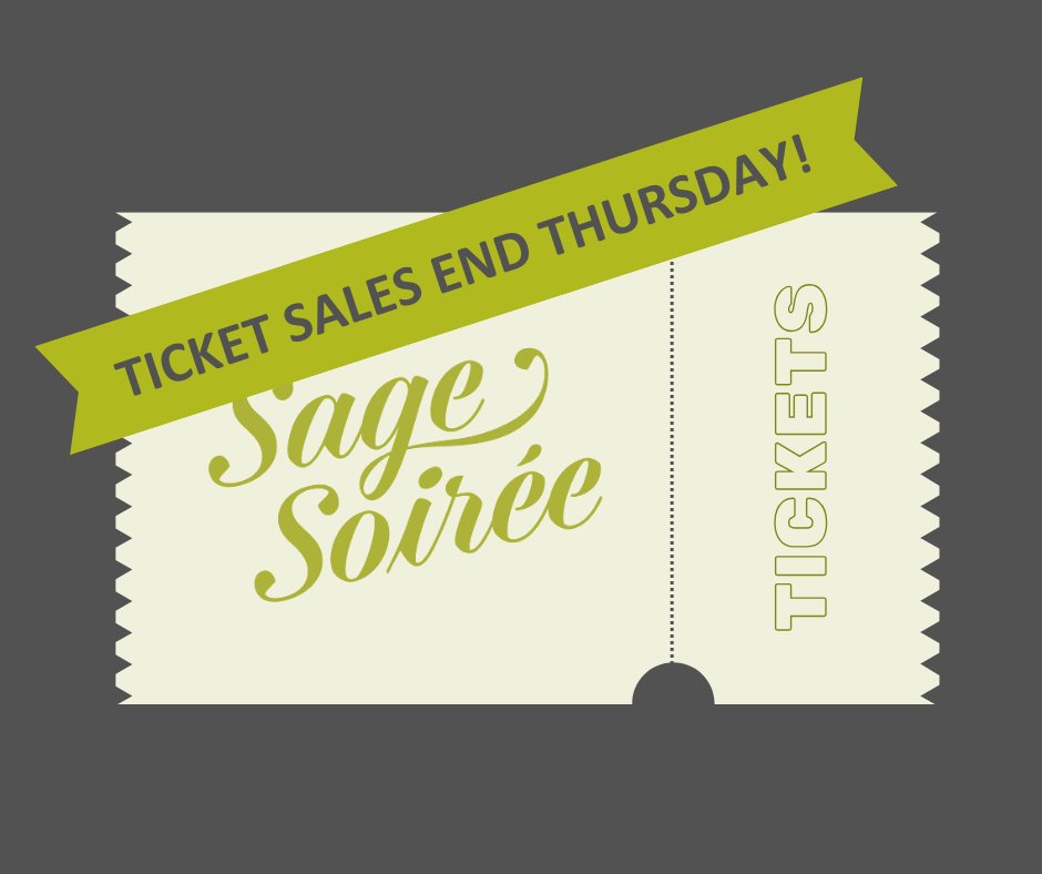 hospicecalgary's tweet photo. Ticket sales for our annual Sage Soirée event end October 19th! Join us for an elegant evening to raise money for Hospice Calgary.

https://t.co/RXaQulkt54

#HospiceCalgary #YYCEvents #YYCFundraiser #SageSoiree #PalliativeCare #KidsGrieveToo https://t.co/ffgCiAsnvj