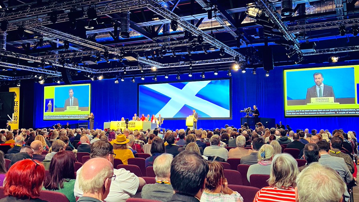 In the most difficult personal circumstances, @HumzaYousaf set out his agenda to deliver for the people of Scotland. Our Party Conference concludes with a renewed strength - united behind the independence strategy and driven to make the hope of an independent future a reality.
