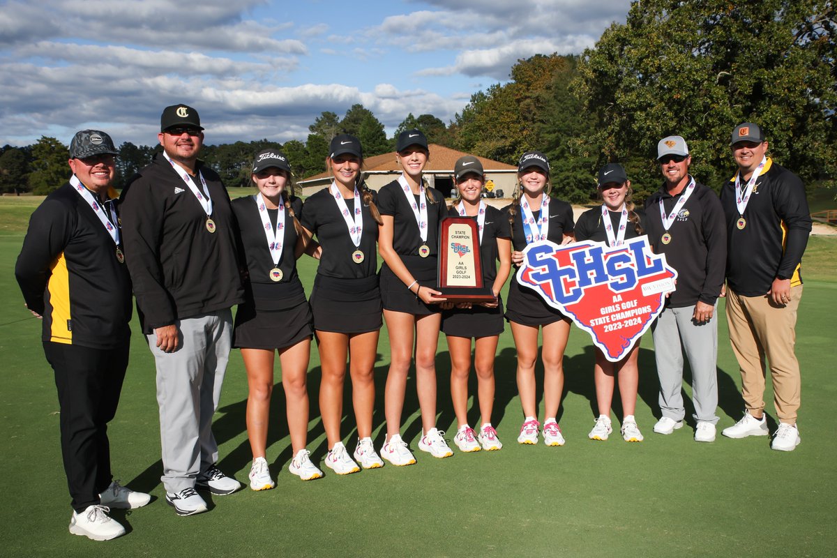 The <a href="/Chesnee_Eagles/">Chesnee High School</a>  <a href="/CHSLadiesGolf/">Chesnee Girls Golf</a> are 3-peat State Champions! #2sGotTalent Olivia Roberts also won her 2nd consecutive individual 2A-1A state championship! Four CHS Eagles also earned All-State Honors. They are Olivia Roberts, Addy Parker, Olivia Shields, &amp; Abigail Watson.