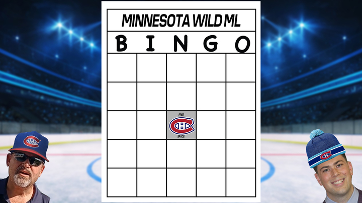 PuckTimeWT's tweet image. Are the Montreal Canadiens really the free space on the bingo card?  If you missed PuckTime this morning @don_buster broke down the Wild/Habs game tonight.