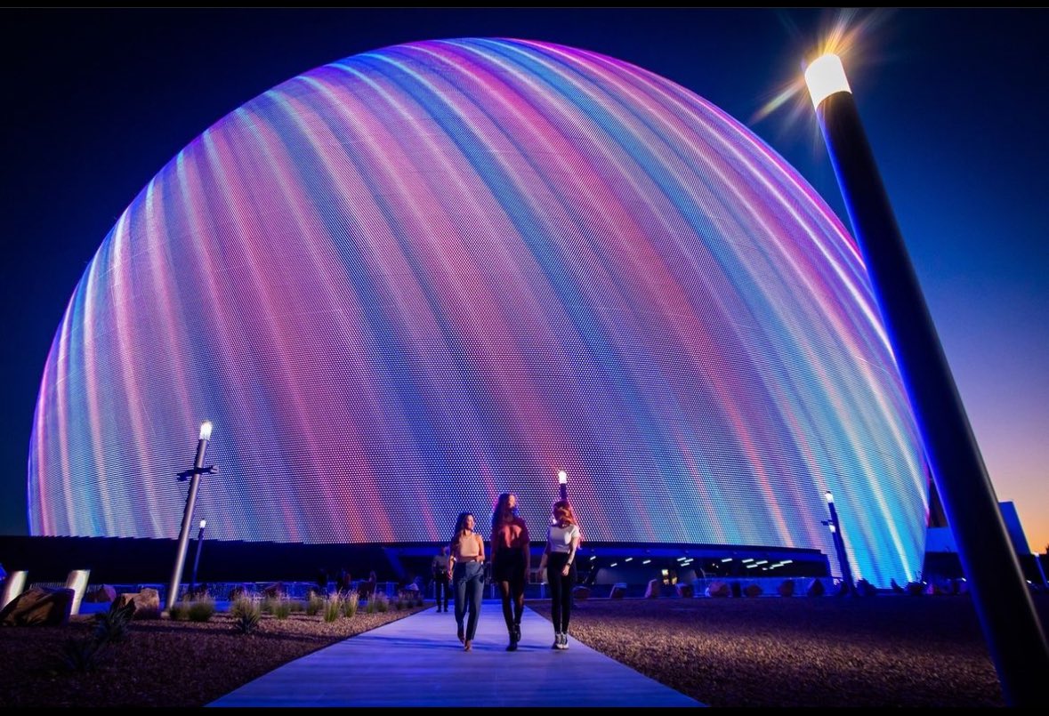 mxke_eth's tweet image. I’ve never wanted to go to Vegas before, but I will go now just for the Sphere @SphereVegas