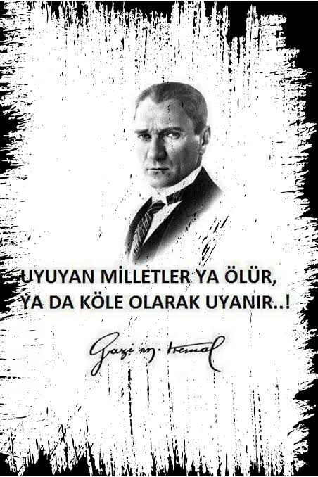 MilenyumKahin's tweet photo. Malesef Atatürk bu sözünde de yanılmadı.
Uyuyan milletler ya ölür,ya da köle olarak uyanır..!
Mustafa Kemal Atatürk. https://t.co/YIFWVE4GpU