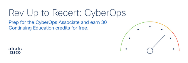 Once you complete Understanding Cisco Cybersecurity Operations Fundamentals | CBROPS within a time limit, you can receive a whopping 30 Continuing Education Credits. Check out the all the awesome learning material for FREE! infl.tv/m8OG