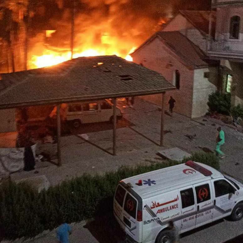 The world needs to see these crimes against humanity that were just done

They just airstriked a fucking hospital with Children in it and sick people , 500 ppl was killed , stop this and free Palastiene 🇵🇸