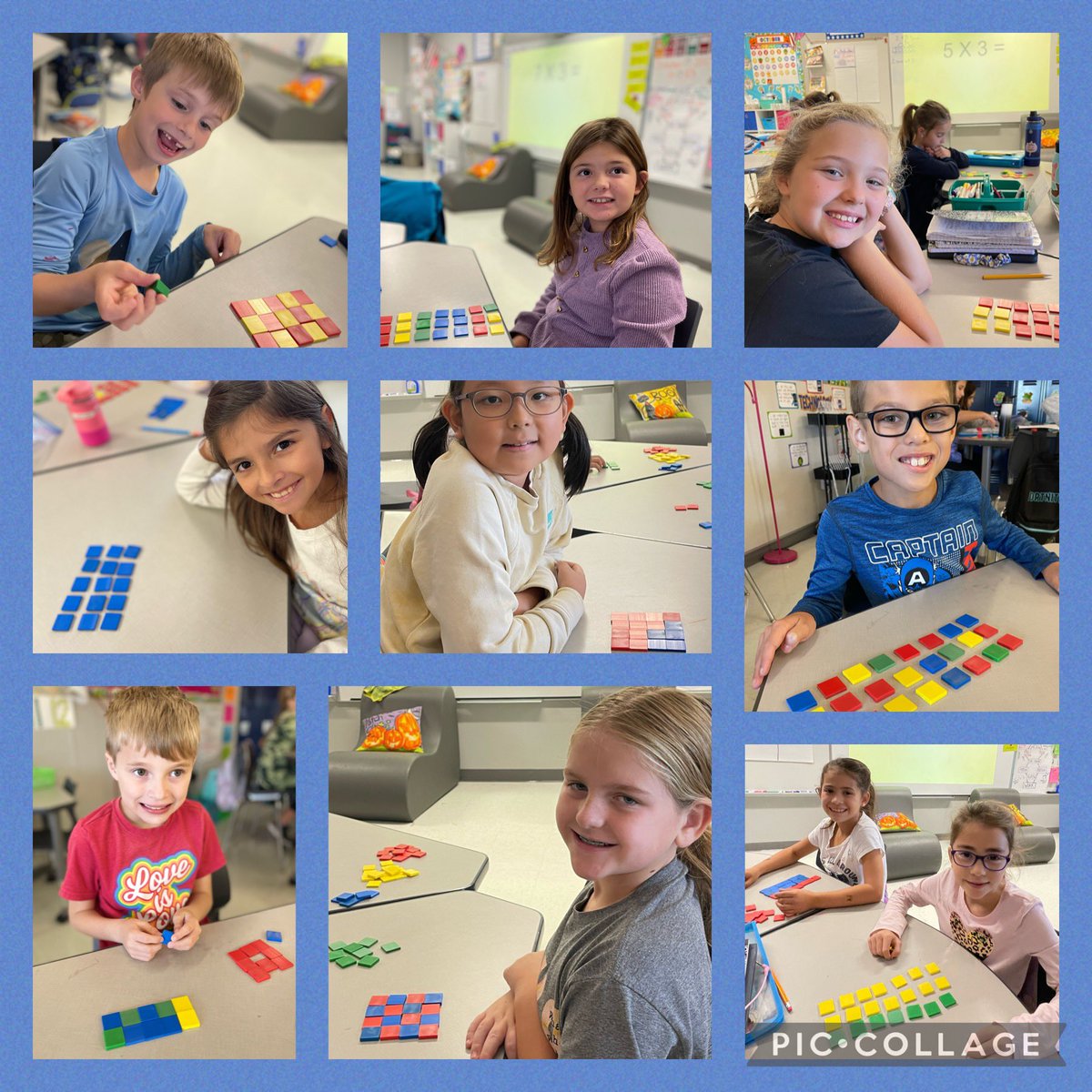 MsHite_STARS's tweet image. Representing multiplication, using ARRAYS. We love Hands on MATH! #mathinlisd #beone #lisd #math @zearned