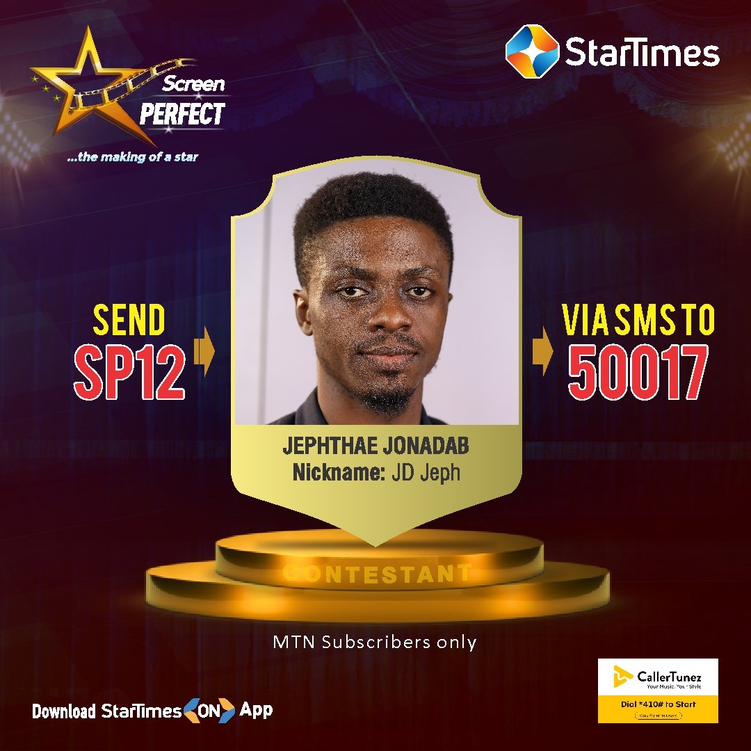 tola_cashout's tweet photo. Which contender steals the spotlight on #ScreenPerfect Reality Show? Nominate your favorite for the shot at winning 1 million Naira as the "Most Amiable"! Cast your vote by texting the number to 50017 (MTN only) or download StarTimes ON to vote: https://t.co/dO53Hxqga3. https://t.co/2RKtuVM1pS