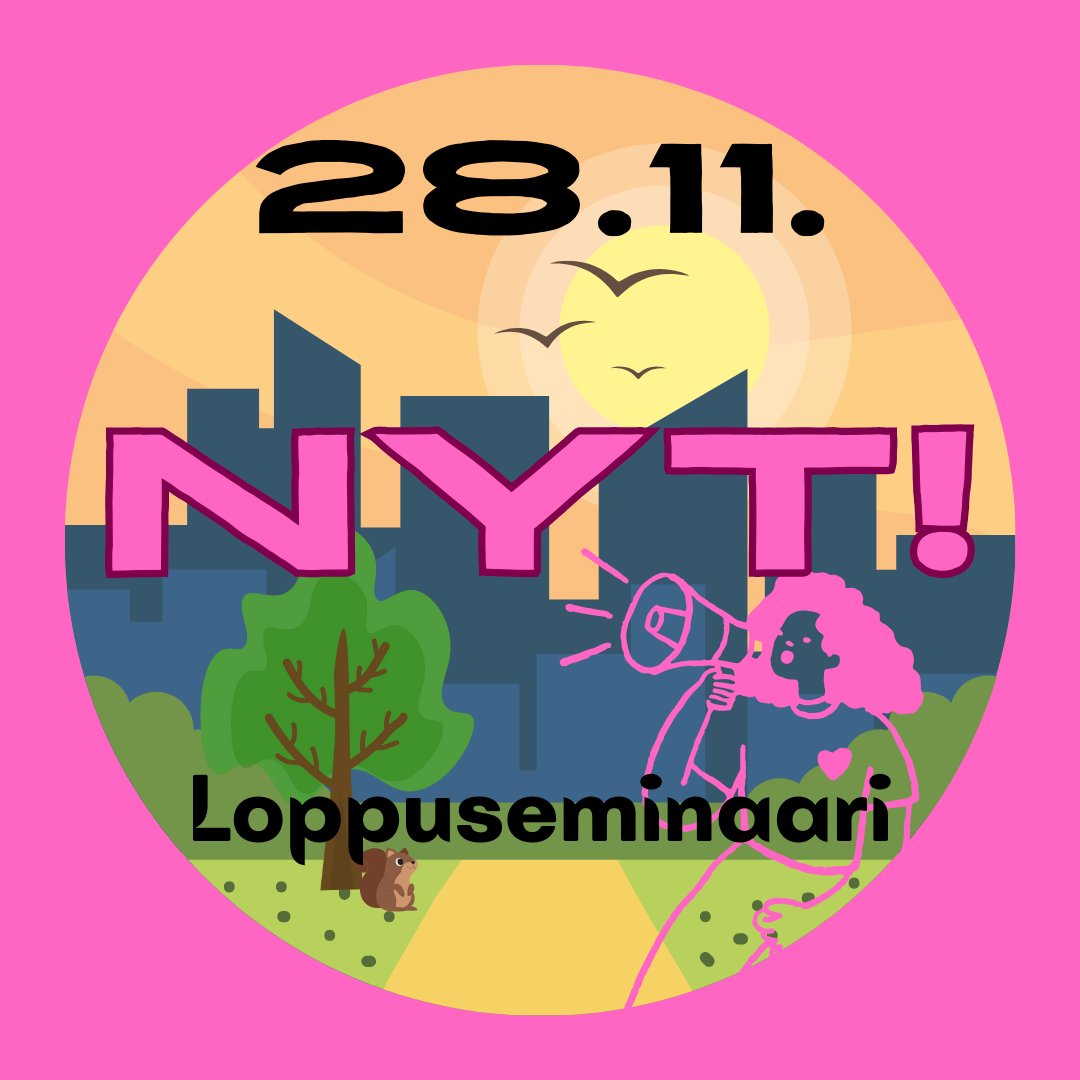NytTutkimus's tweet photo. NYT! On aika osallistua. Ilmoittauminen bio👆

Ahdistuksesta nuorten ympäristöpoliittiseen toimijuuteen -tutkimushankkeen LOPPUSEMINAARI alkaa lähestyä. Tule kuulemaan ympäristöhuolesta ja -toimijuudesta nuorten näkökulmasta!
#nuoret #ilmastonmuutos #kestäväkehitys @TampereUniSOC https://t.co/YCTWHh3HZp