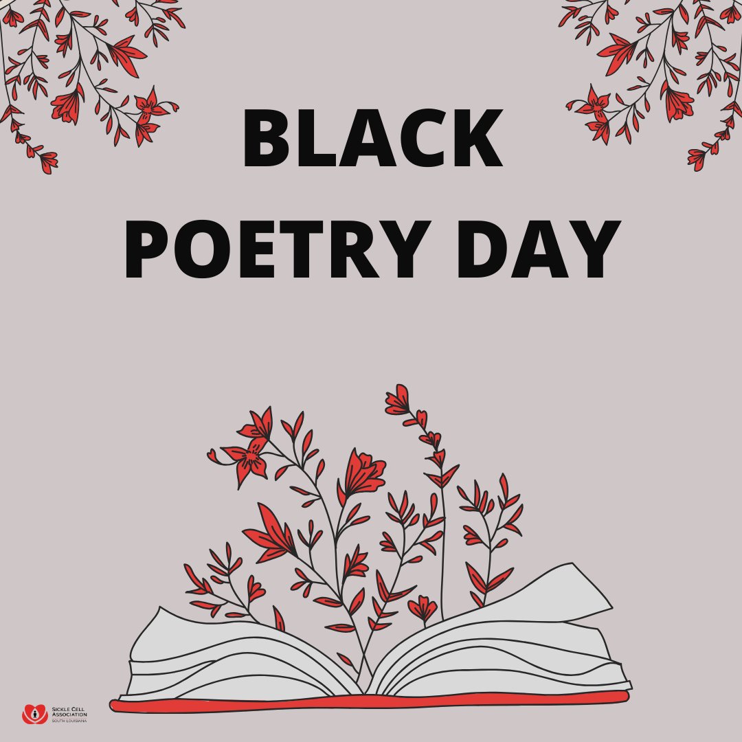 People living with SCD often use coloring, drawing, and creative writing to help them through pain crises. Today is Black Poetry Day. We hope everyone takes time today to destress and create something meaningful!

#SickleCellAwareness #SickleCellDisease