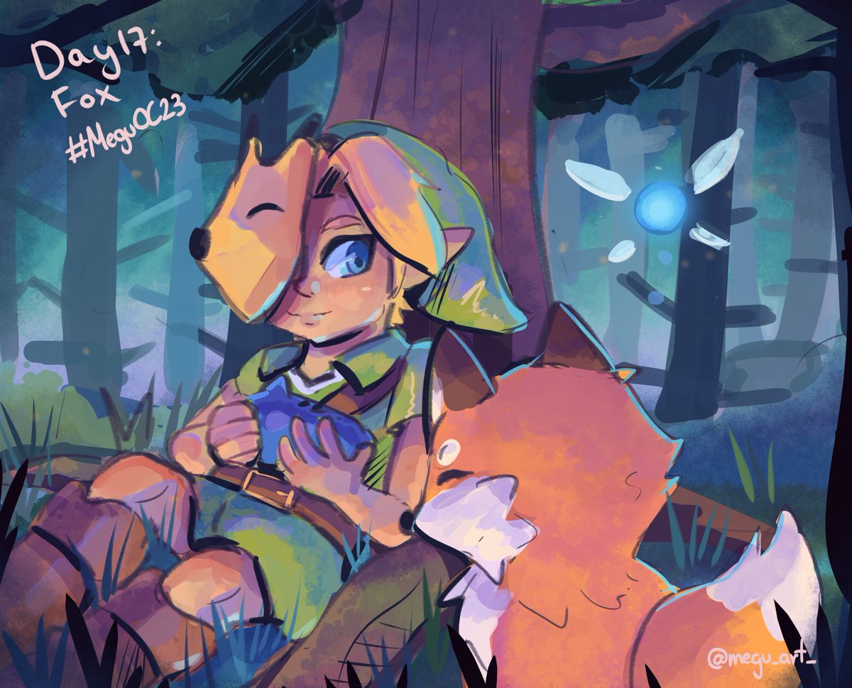 megu_art_'s tweet photo. Day 17: Fox ft Young Link ๐ฆ
#MeguOC23 #TLOZ https://t.co/4gSx5YSYom