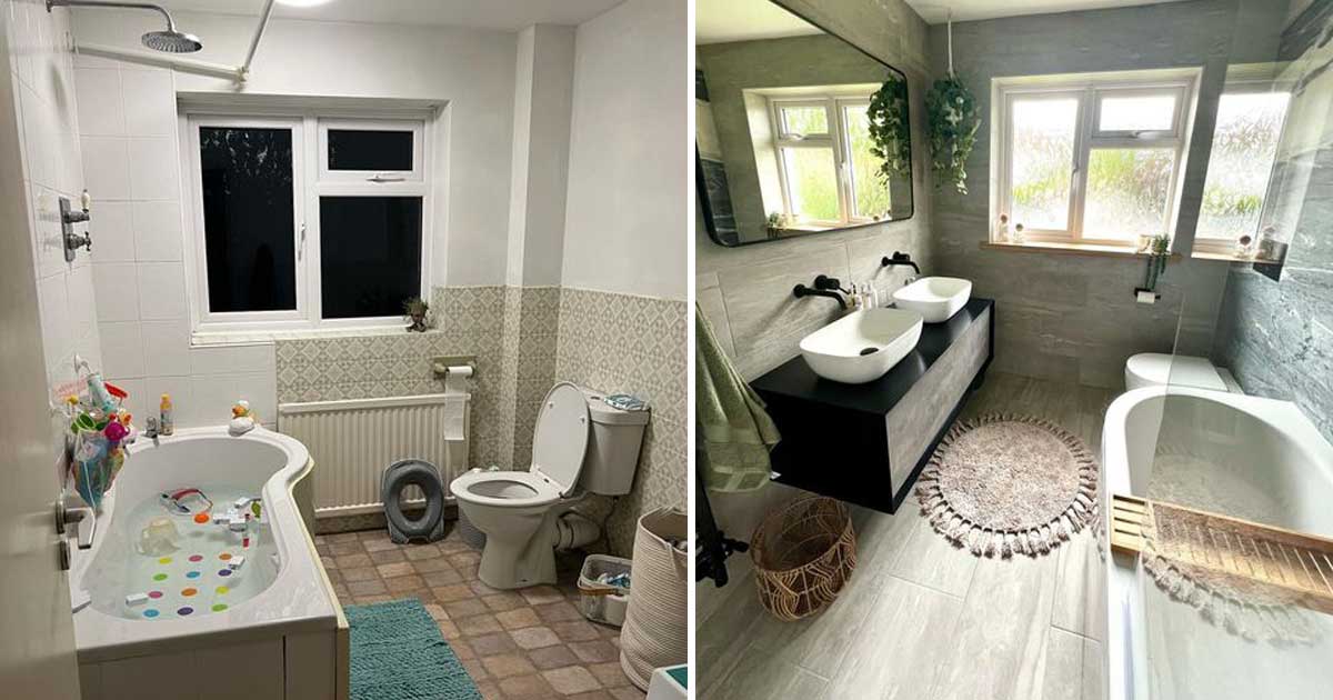 We're in love with this stylish bathroom glow-up 😍

This gorgeous space shows that even a busy family bathroom can be stylish!

Instagram 📷 cross_renovation_16