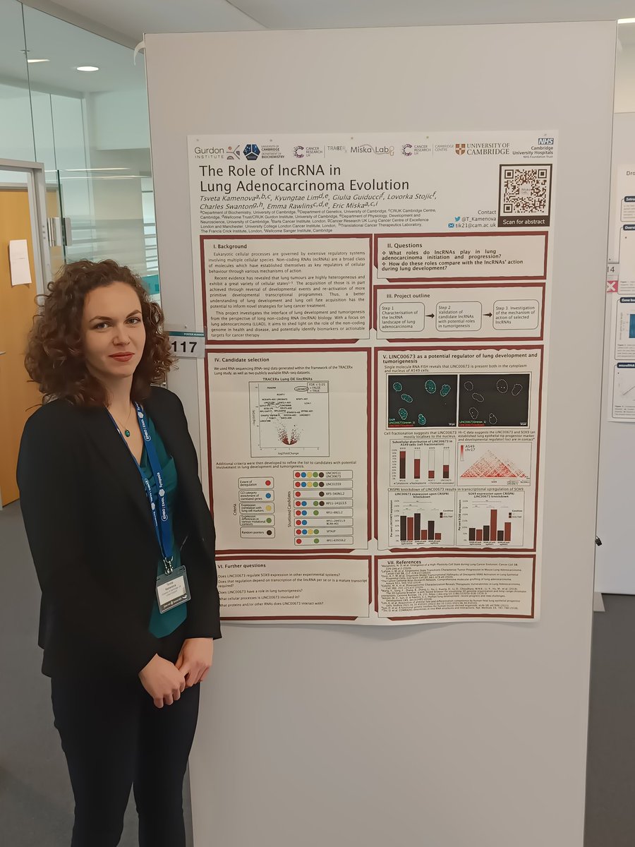 Tsveta Kamenova (@t_kamenova) on Twitter photo Happy to attend EMBL's "The non-coding genome" Symposium and present the latest developments in my project on #lncRNA roles in #lungcancer progression <a href="/ericmiskalab/">Eric Miska Lab</a>! Lots of inspiring talks and thought-stimulating atmosphere! #RNA #EESNoncoding #EMBL Happy to attend EMBL's "The non-coding genome" Symposium and present the latest developments in my project on #lncRNA roles in #lungcancer progression <a href="/ericmiskalab/">Eric Miska Lab</a>! Lots of inspiring talks and thought-stimulating atmosphere! #RNA #EESNoncoding #EMBL