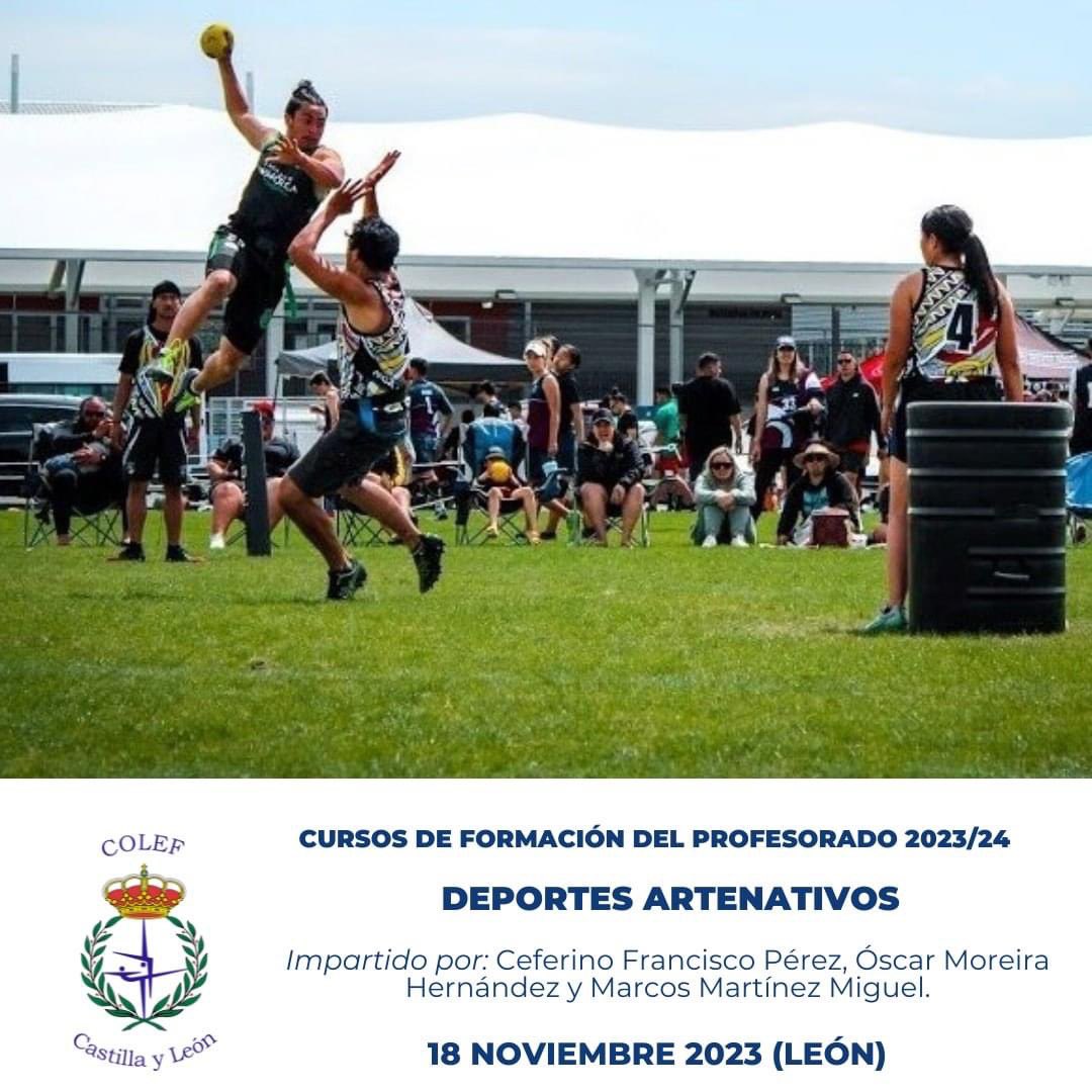 El próximo 18 de noviembre <a href="/losjinnasias/">@losjinnasias</a> estaremos en #LEON para impartir un curso de #edufis sobre #deportesARTEnativos en colaboración con el <a href="/colefcyl/">COLEF Castilla y León</a> +info en su web. Plazas limitadas!!!