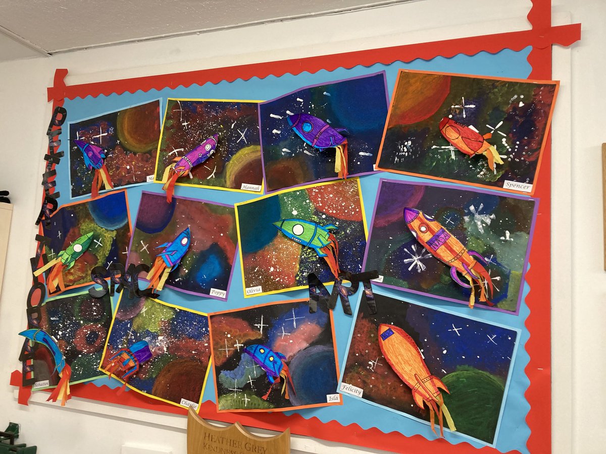 Pulb_school's tweet photo. Peter Thorpe -Space Art - #weareartists #usingourskills #progressioninart https://t.co/6ujMh6hjqw