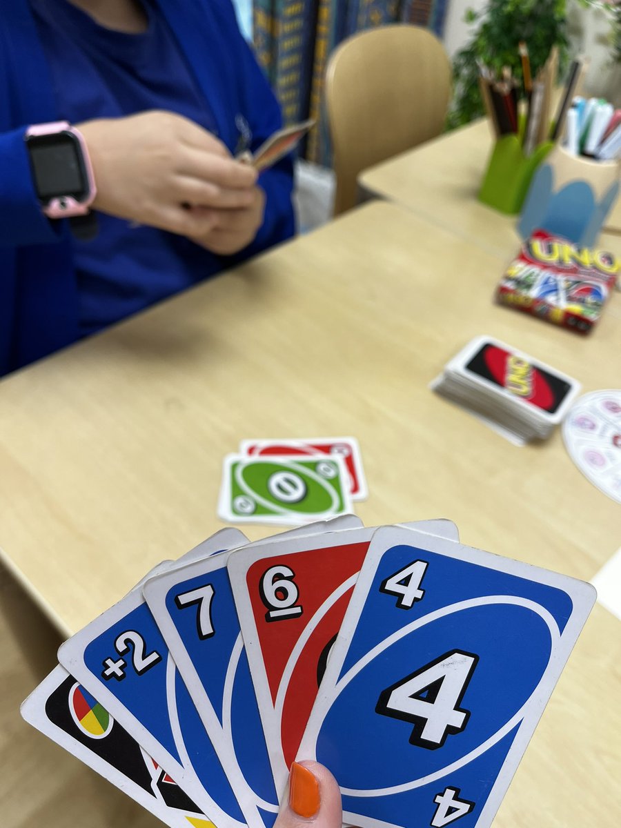 Playing a game encourages talking, sharing, turn taking, resilience and of course fun! I lost by the way! #elsasupport <a href="/MiltonPrimary17/">Milton Primary</a> @Mrs_E_Lee