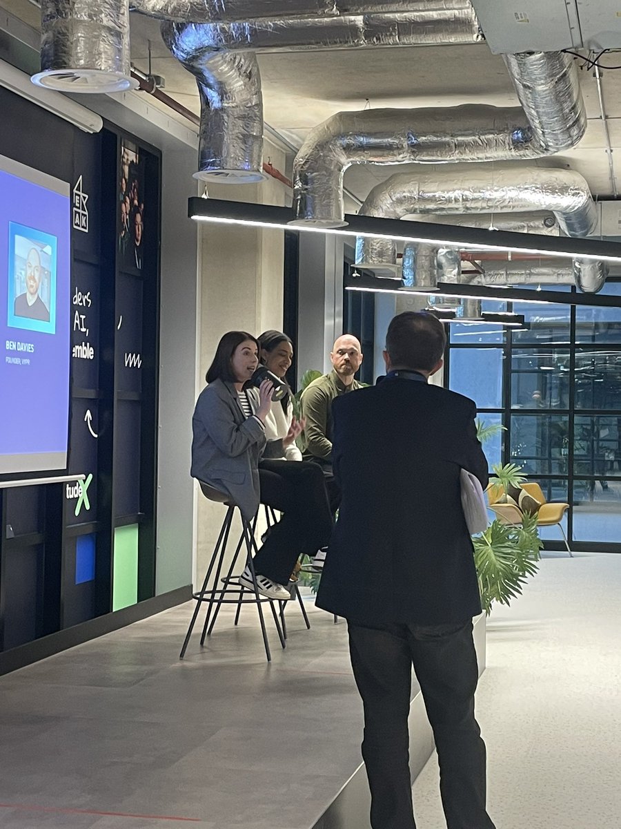Tech Climbers (@techclimbersuk) on Twitter photo Welcome to the stage our first panel of the evening, speaking about the opportunities available in Greater Manchester π
π€Ben Davies β founder of @VYPRco
π€Holly Holland β co-founder of <a href="/TheFinancielle/">Financielle - Budgeting App π±</a>
π€Elizabeth Scott β programme director at <a href="/TICMcr/">Turing Innovation Catalyst Manchester</a>
#MCRTechClimbers23 Welcome to the stage our first panel of the evening, speaking about the opportunities available in Greater Manchester π
π€Ben Davies β founder of @VYPRco
π€Holly Holland β co-founder of <a href="/TheFinancielle/">Financielle - Budgeting App π±</a>
π€Elizabeth Scott β programme director at <a href="/TICMcr/">Turing Innovation Catalyst Manchester</a>
#MCRTechClimbers23