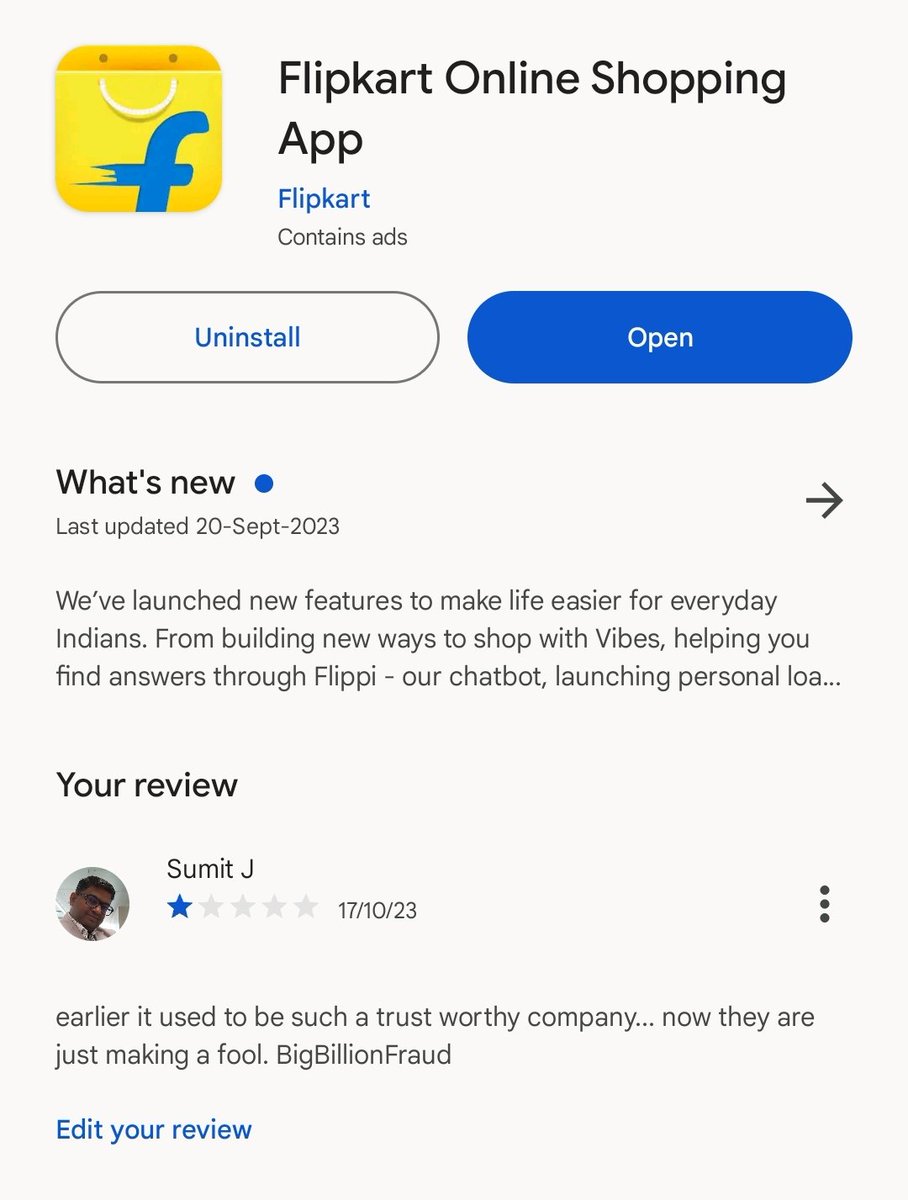 ExlSumit's tweet photo. So much mental harassment. Customer care says call after 1 hour. I have the call recording.
No tracking of delayed delivery. Pathetic Service.
Big Billion Cheating.
#zeroratingflipkart
#flipkartscam 
#FlipkartYeKyaChalRahaHai 
@consumercourtin 
@aajtak 
@indiatvnews https://t.co/aCPCfYOHt1