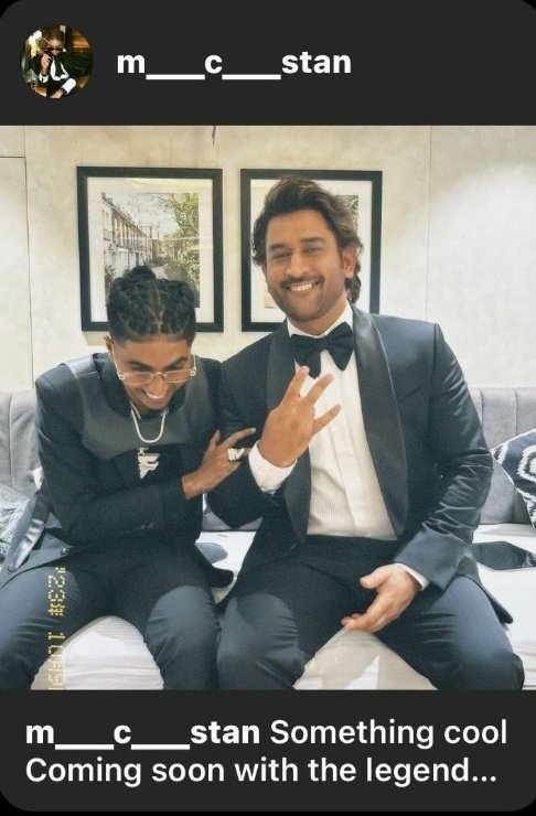PrakS_16's tweet photo. Stanny deleted this post just now‼

What's cooking between both GOATS⁉️
Comment your opinion.
#MSDhoni #MCStan https://t.co/UBcJgXP3Le
