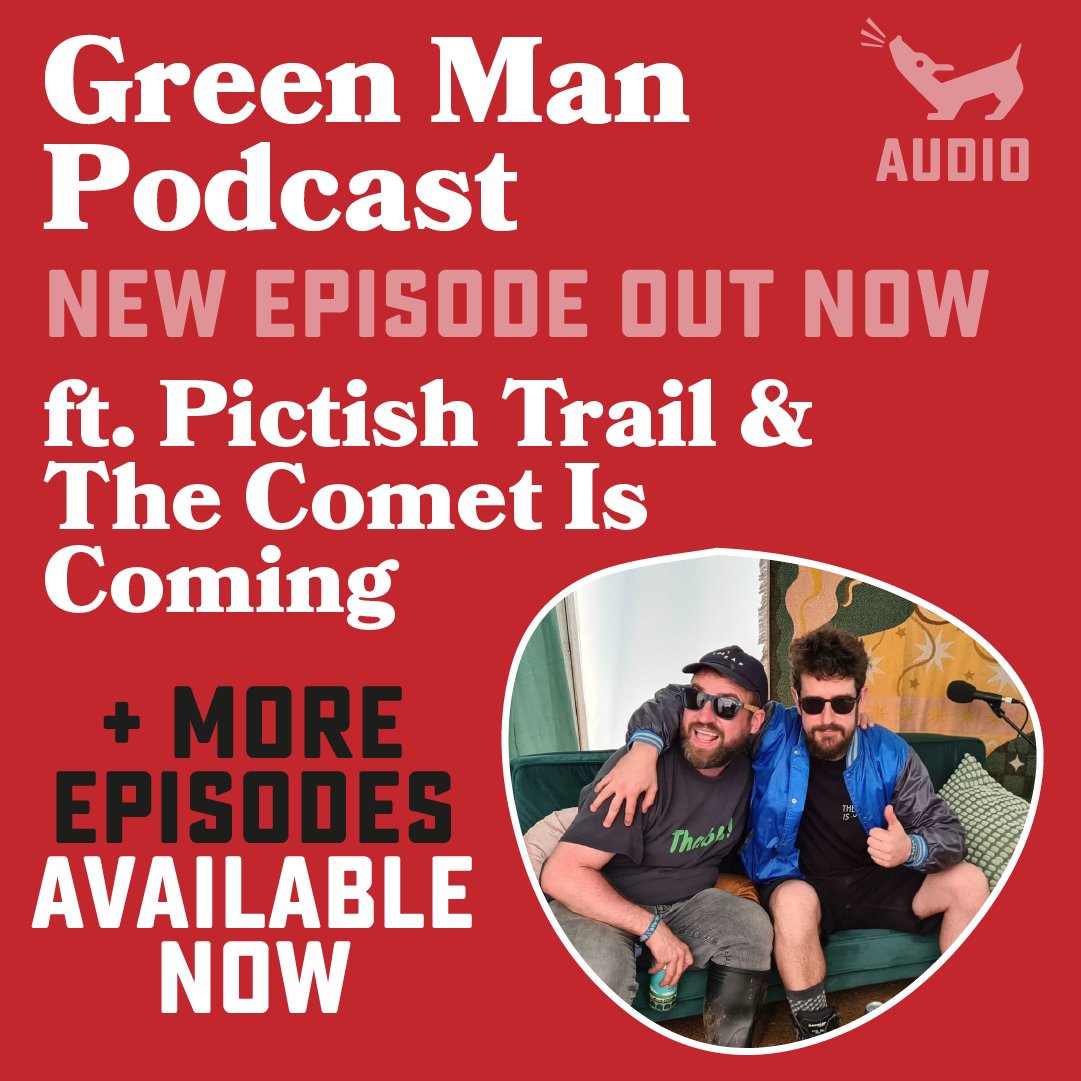 A new episode of the @GreenManFest podcast is OUT NOW, featuring wonderful guests from @PictishTrail & @cometcoming !! Listen now: podfollow.com/1701170588