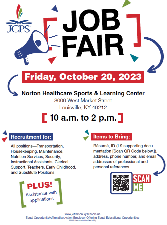 Looking for a career? Love collaboration? Want to work with a wonderful family of people? Then attend the JCPS Job Fair on Friday! You will fit right in <a href="/BinetSchool/">The Binet School</a>! We want you to join our team. Ask about our opportunities at the Job Fair!