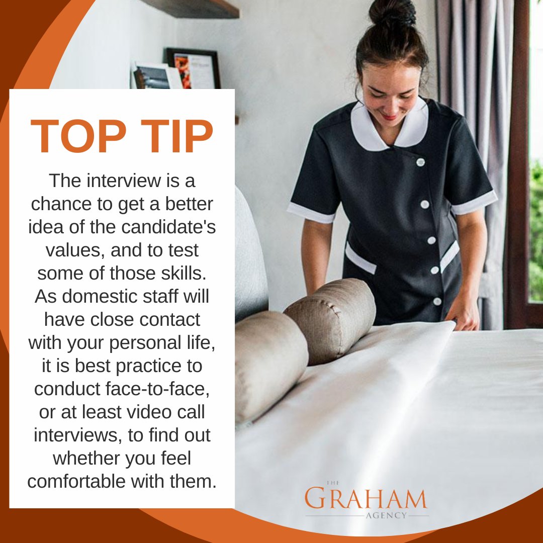 GrahamAgencyUK's tweet photo. Are you thinking of hiring domestic staff? Well, today we are sharing one of our top tips! ✨

https://t.co/sm1gv6naE3

#DomesticStaff #HouseholdStaff #Butler #Chauffeurs #DomesticCouple #Housekeeper #Housemen #Maid #Nanny https://t.co/QYGuGOiigu