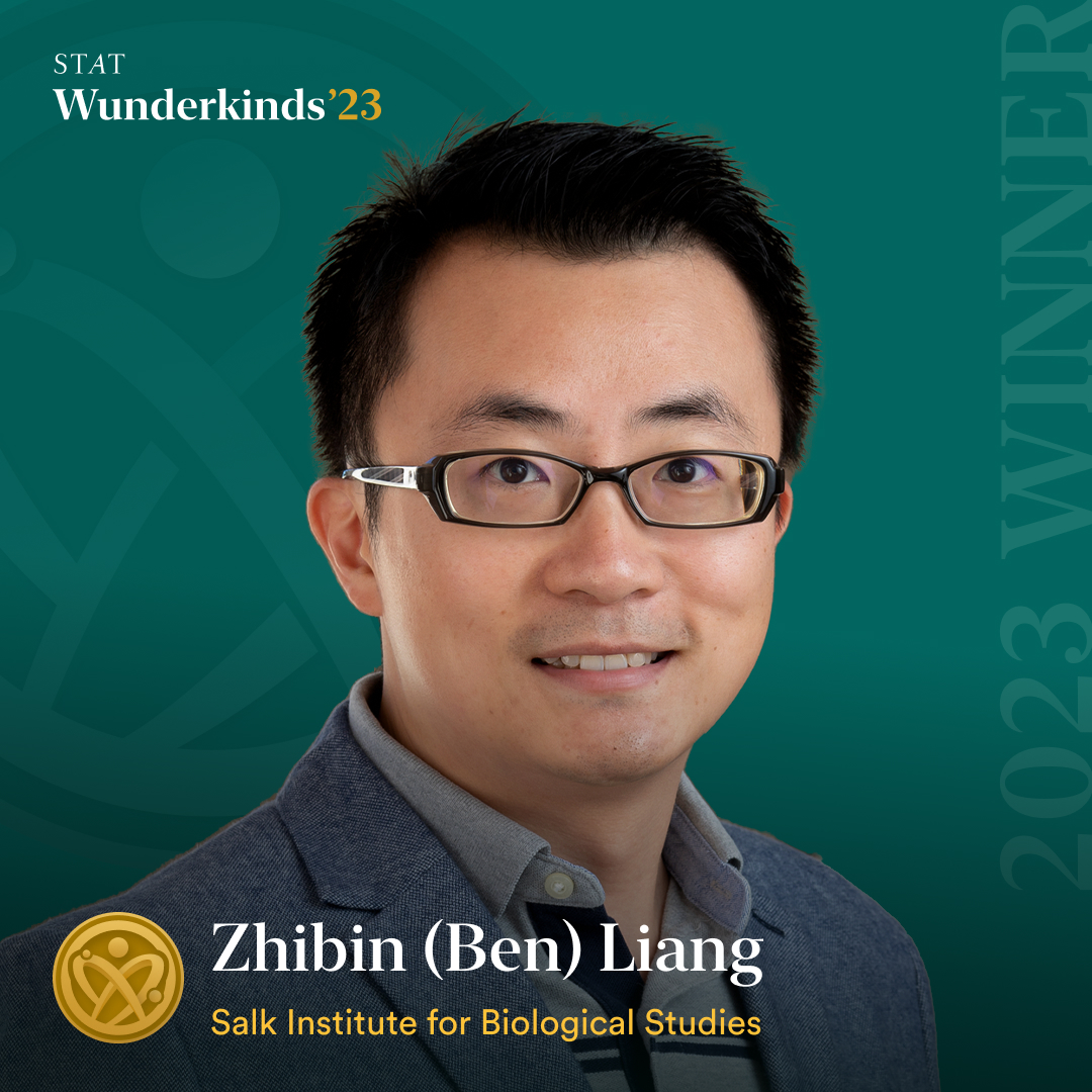 Congratulations to Zhibin (Ben) Liang @ZhibinL for being named one of the 28 #StatWunderkinds for 2023! 🎉  His research focuses on using cannabinol — a non-psychoactive cannabinoid — to treat Alzheimer’s from a new perspective.

statnews.com/wunderkinds-20…