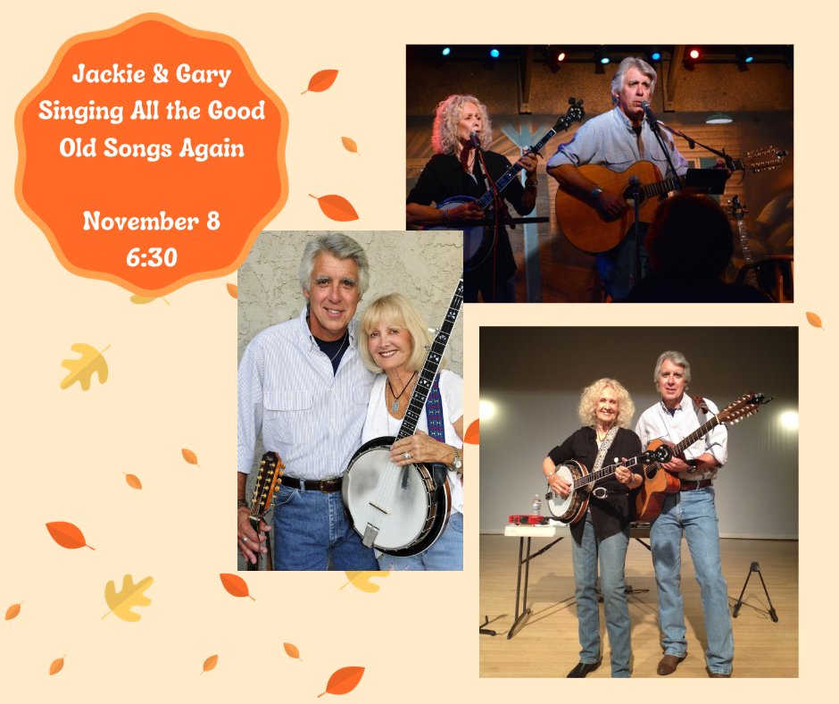 Jackie and Gary will be singing original and classic folk songs, including a tribute to Gordon Lightfoot.
ow.ly/GPqY50PWCSV