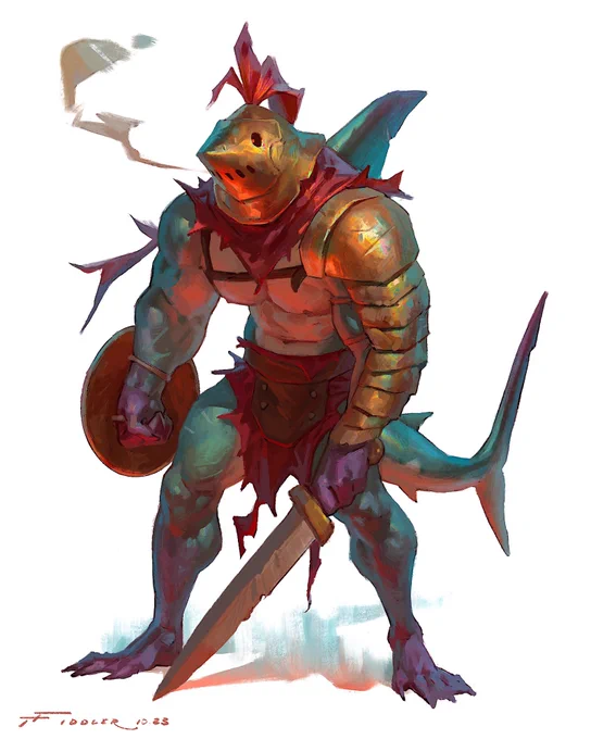 Day 17 of Weretober 2023! Armour! 